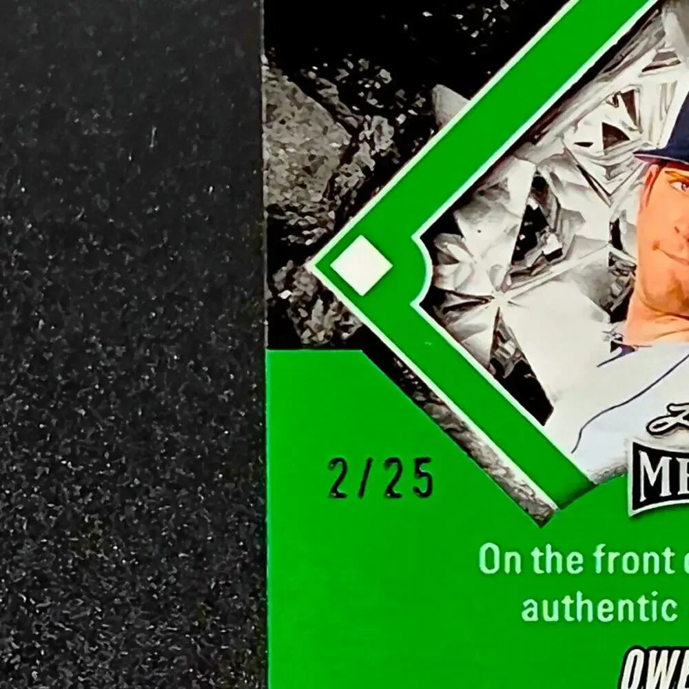 2025 Owen Hall 2/25 Auto Diamonds in the Rough Detroit Tigers Top Prospect - Picture 2 of 3
